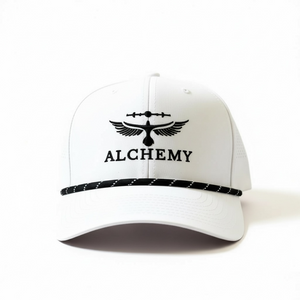 Alchemy Golf Rope Hat white front view