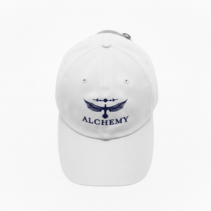 Alchemy Golf Dad Hat white blue product photo