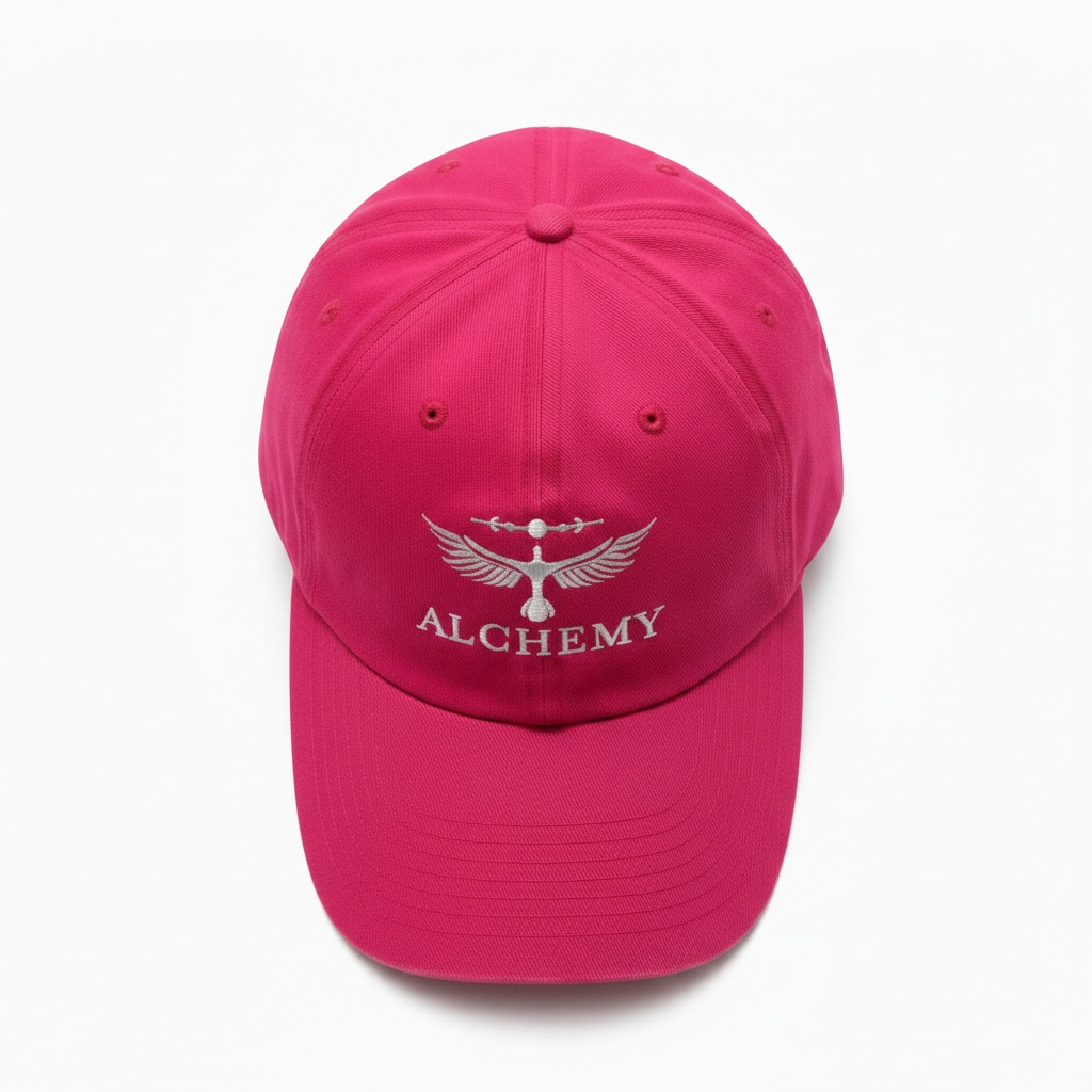 Alchemy Golf Dad Hat pink lifestyle