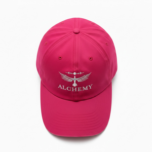 Alchemy Golf Dad Hat pink lifestyle