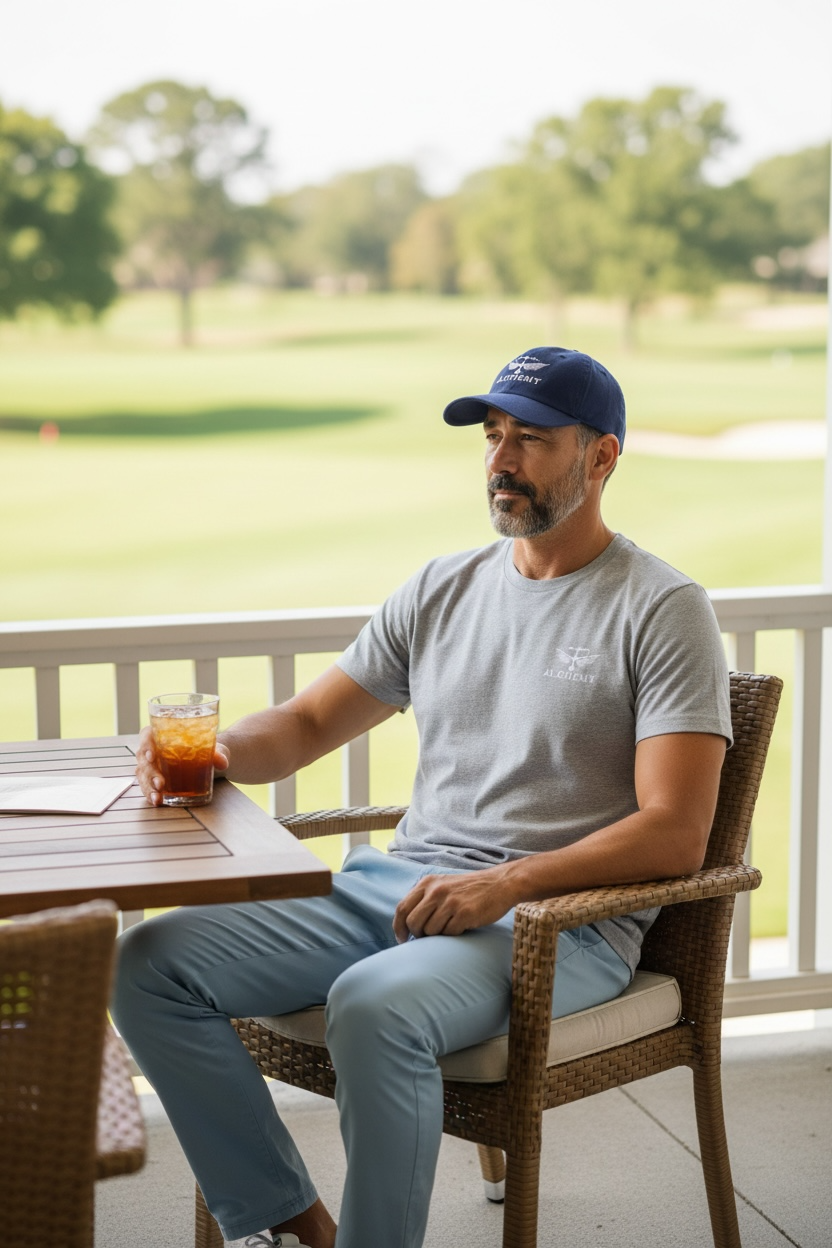 Alchemy Golf Dad Hat lifestyle