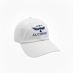 Alchemy Golf Dad Hat white blue right view